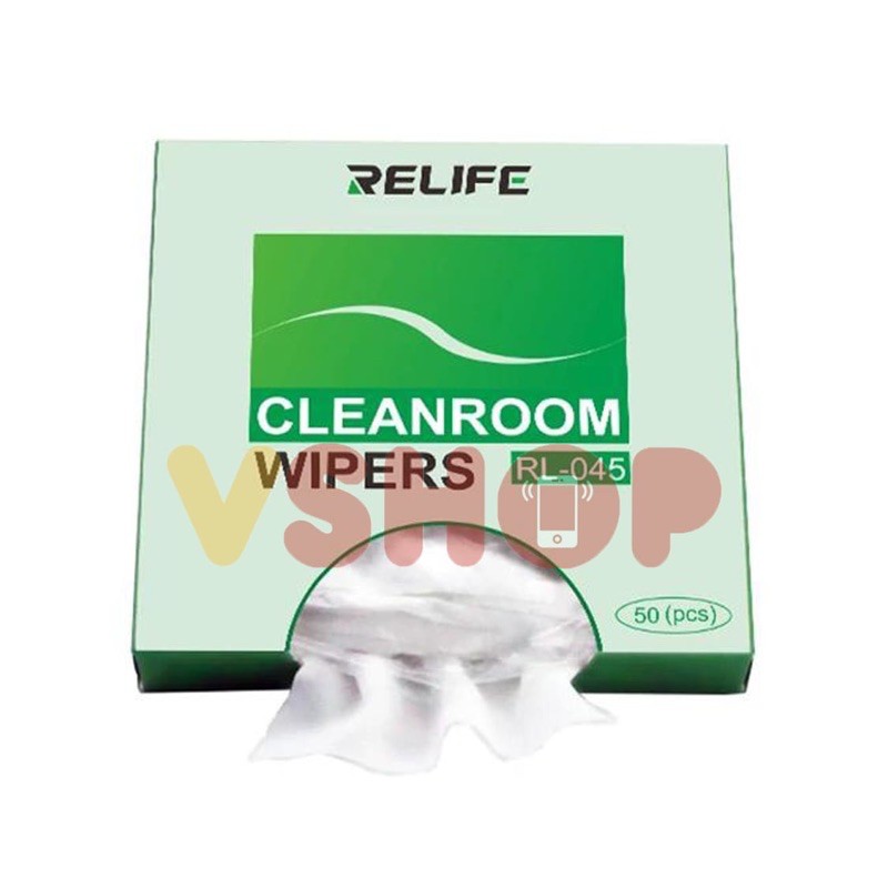 KAIN PEMBERSIH DEBU KOMPONEN ANTISTATIK CLEANROOM WIPERS RELIFE RL-045