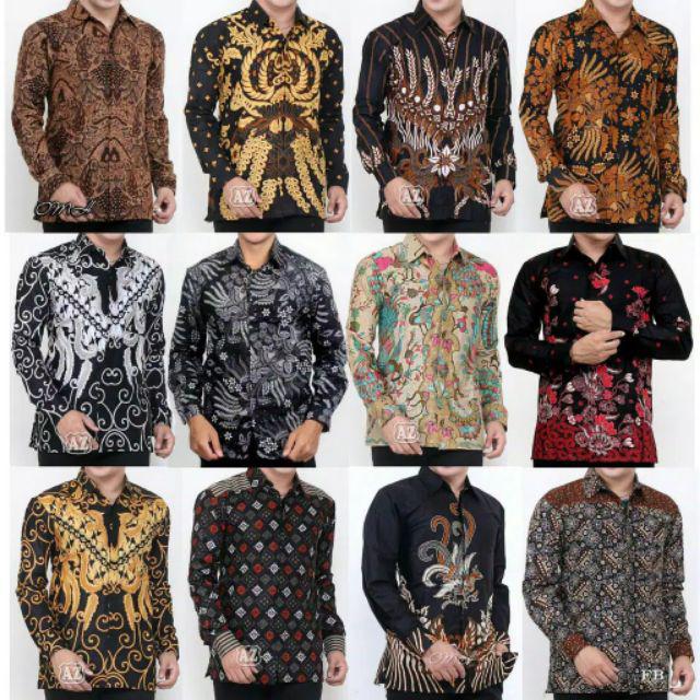 Size M L Xl Xxl Xxxl Bswart Batik Hrb026 Kenongo Hem Pendek Padi Pekalongan M L Xl Batik Pria Murah