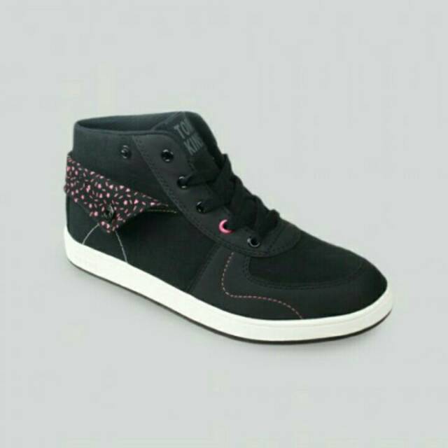 Sepatu tomkins wanita elser black white