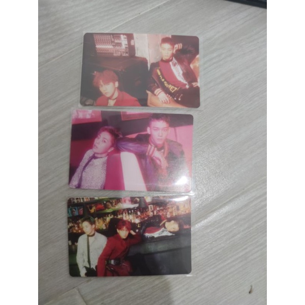 EXO CBX Hey Mama photocard pc sticker group official