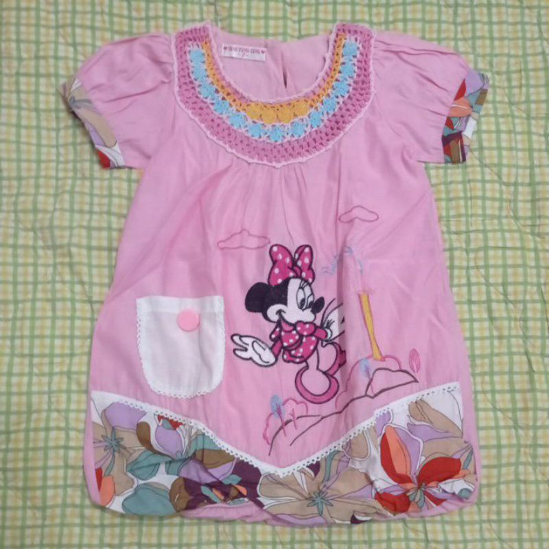 preloved atasan anak SIAU TING-TING no 7 bisa untuk dress klo masih kebesaran