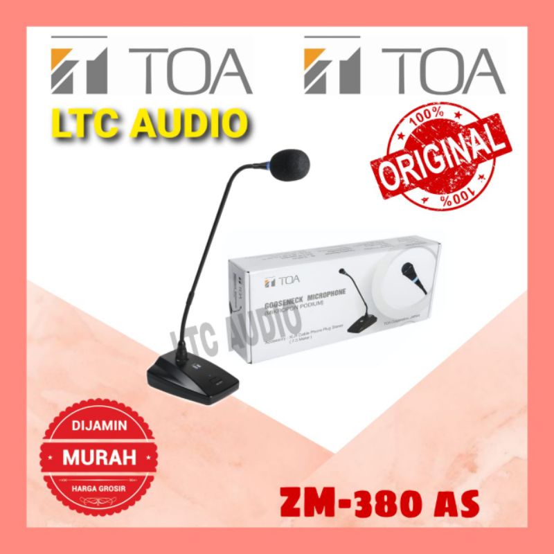 MIC MEJA TOA ZM 380 /MIC PODIUM TOA ZM-380 AS / TOA 380 AS