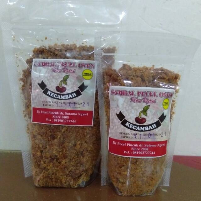 

Sambel Pecel Oven Ngawi