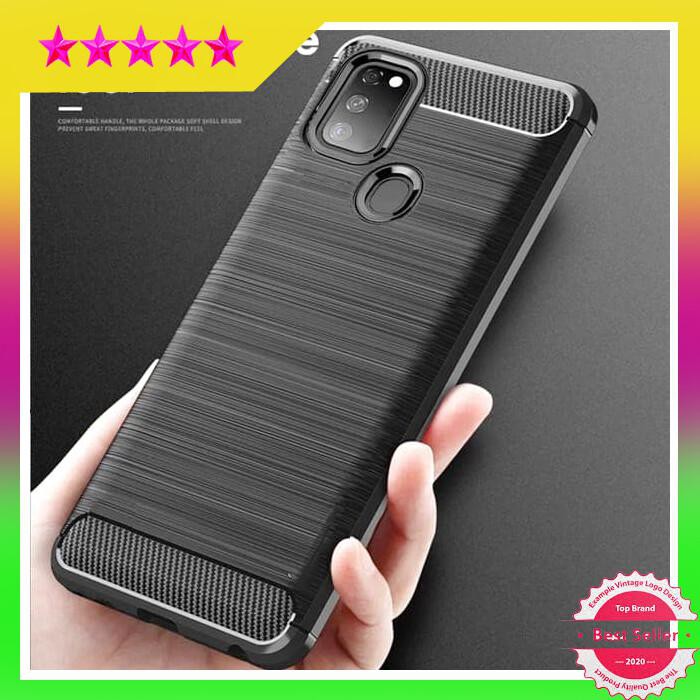 SAMSUNG M21 SOFT CASE BRUSHED CARBON