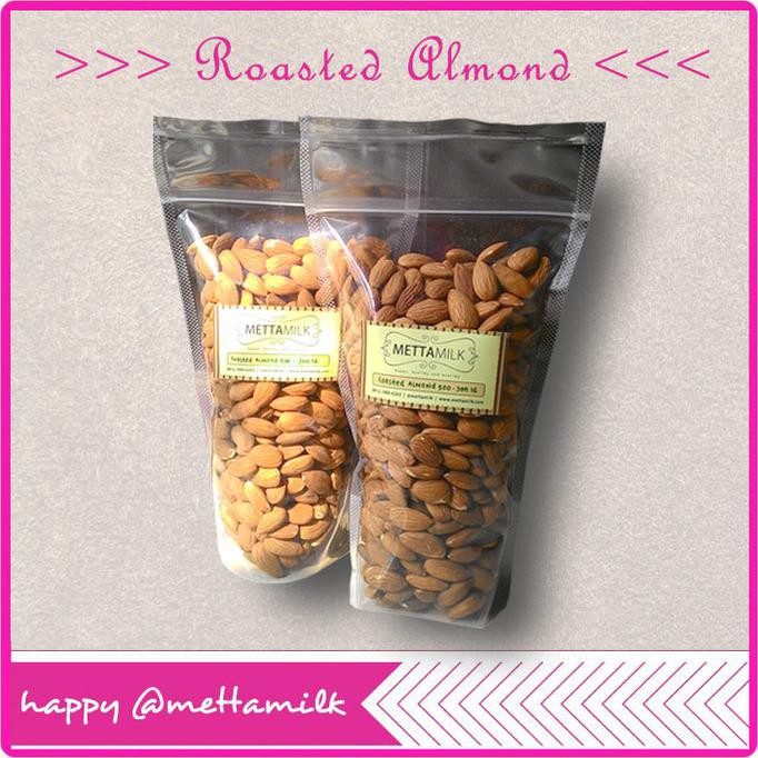 

ENAK ROASTED ALMOND | ALMOND PANGGANG 500 G @ METTAMILK BANYAK RASA