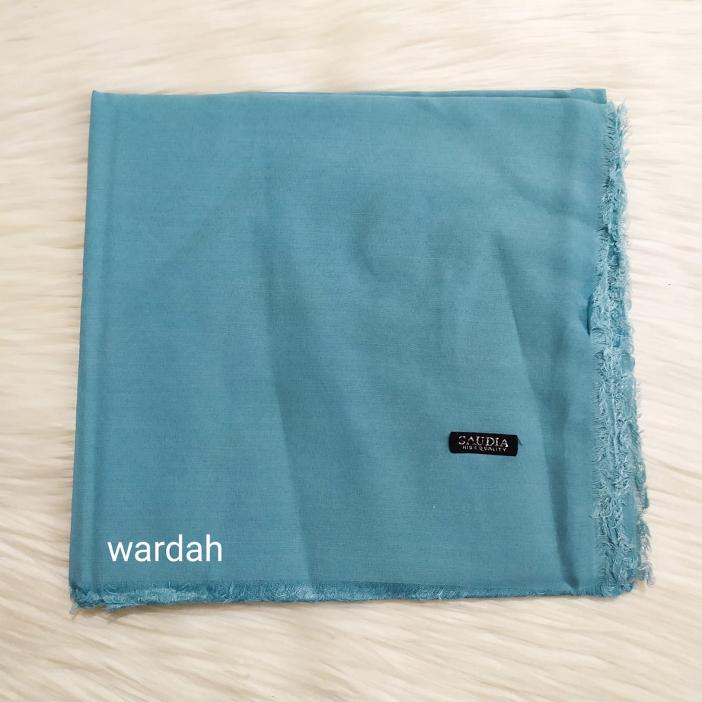 TERMURAH SAUDIA / Segiempat ORIGINAL SAUDI/ JILBAB RAWIS /JILBAB KATUN/jilbab murah-Wardah