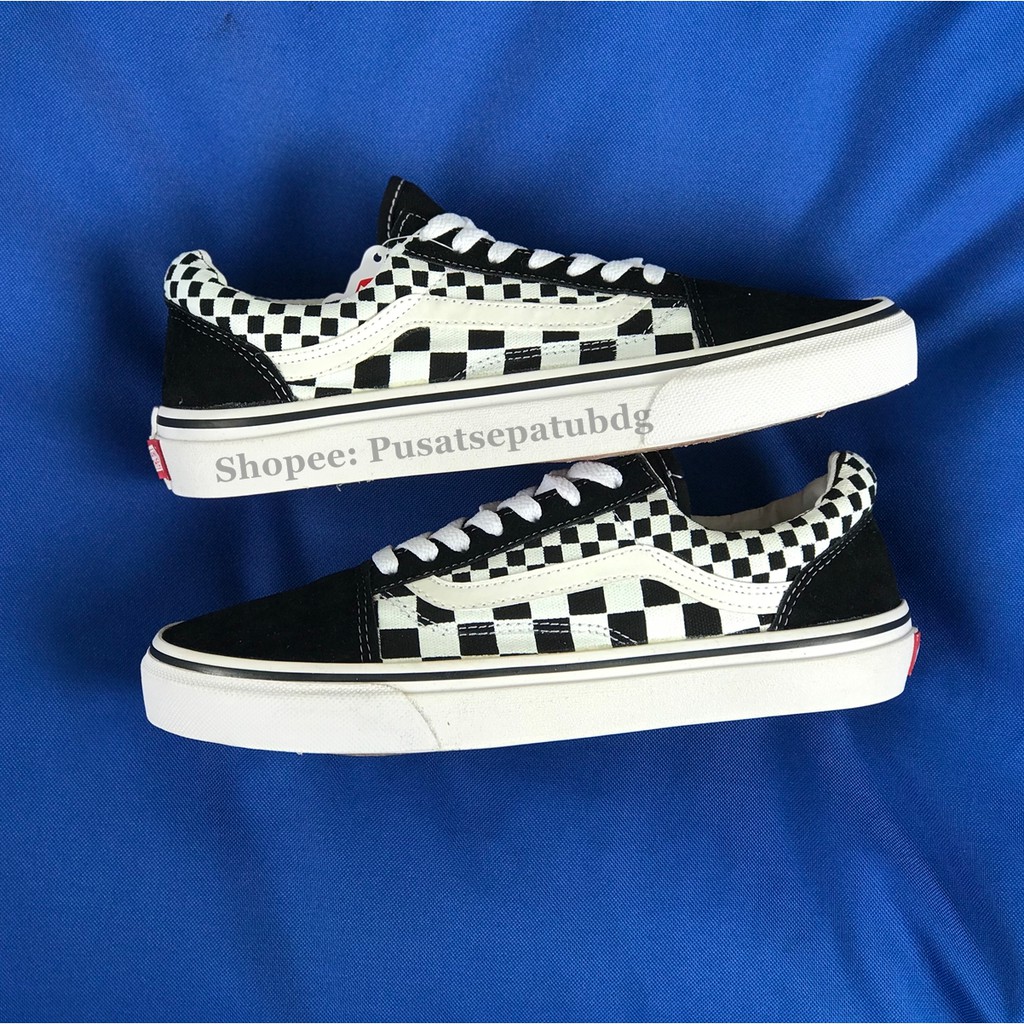 VANS OLDSKOOL CHECKERBOARD MIX BLACK WHITE