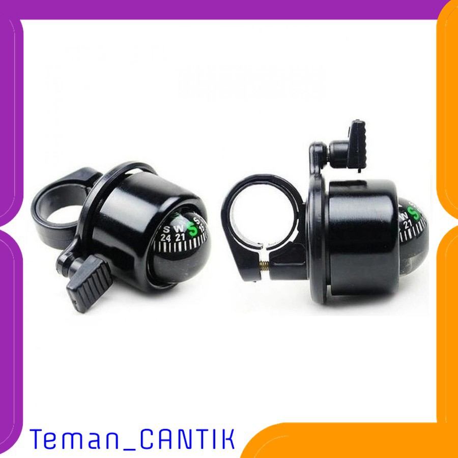 Grab Medan TC-IB492 MTB BICYCLE COMPASS + TRUMPET BELL / KOMPAS SEPEDA  R2194