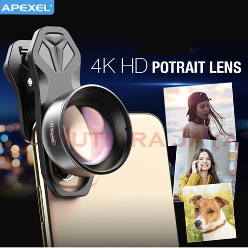 Promo! Apexel 85mm Professional HD Portrait Lens SmartPhone Mobile Phone HP Termurah