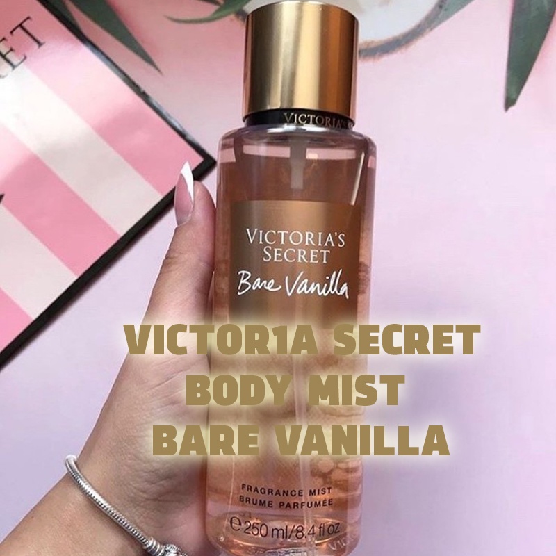 Jual Parfum Wanita Victor1a Secret Body Mist Bare Vanilla Shopee