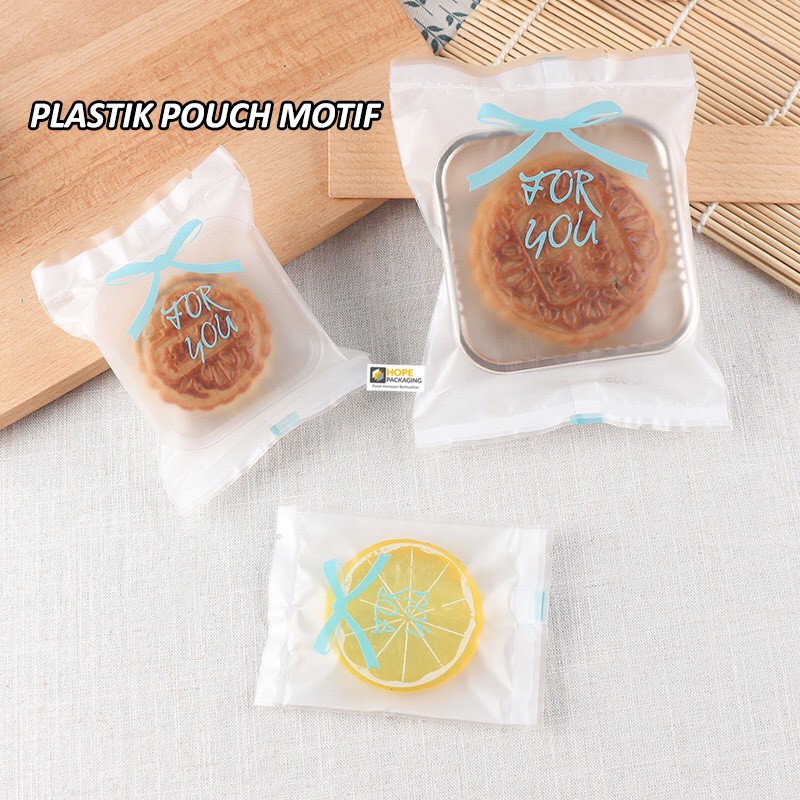 [5 PCS] OPP Plastik Pouch Motif Pita Untuk Kue Biscuit Permen Snack Souvenir Plastik opp Murah Berkualitas