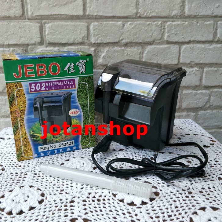 JEBO 502 jebo502 hanging filter gantung hang on aquarium aquascape