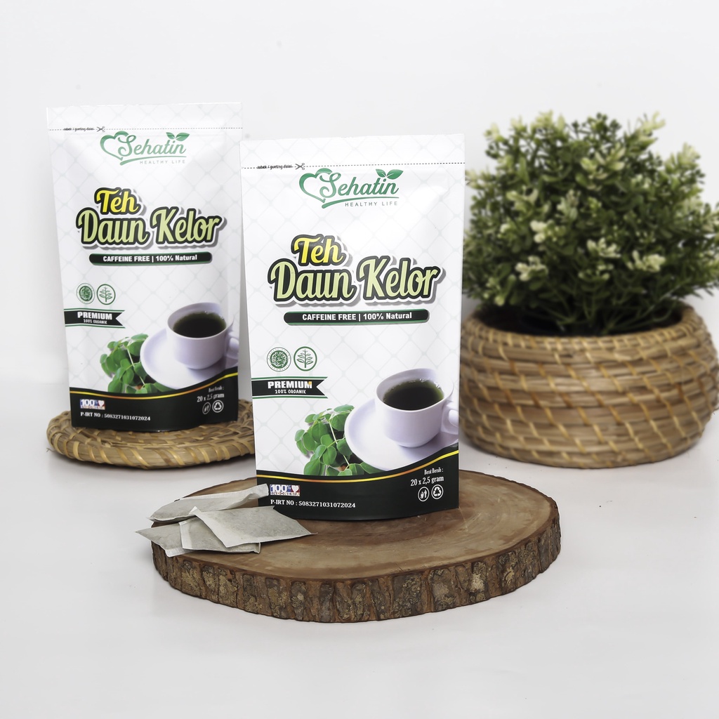 Sehatin Teh Celup Daun Kelor Asli Teh Moringa Oleifera Asi Booster Tingkatkan Imunitas Kelor Organik