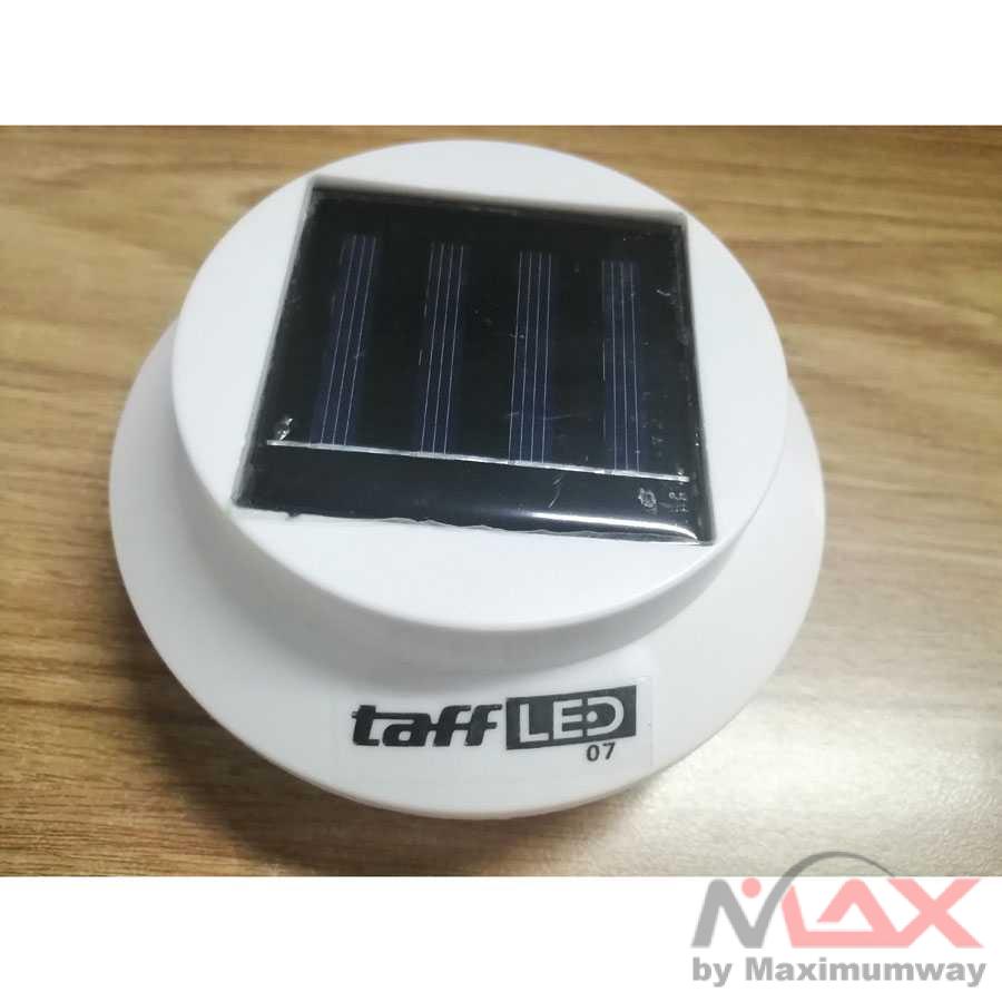 Lampu Cantel tembok list genteng atap Tenaga Surya Solar Panel 3 LED taman outdoor waterproof