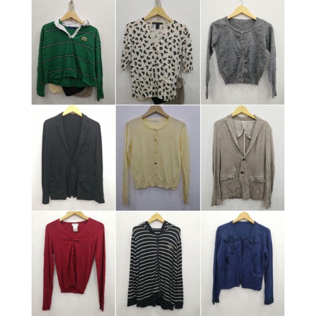 paket usaha PL cardigan mix baju lengan panjang 12pcs