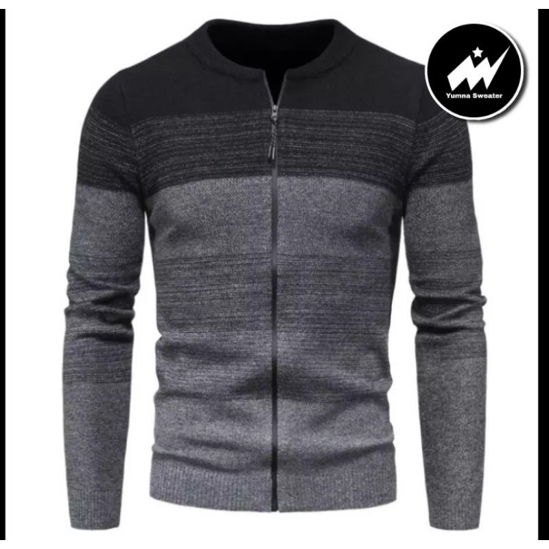 sweater jaket rajut pria / sweater rajut pria / sweater pria kwalitas premium