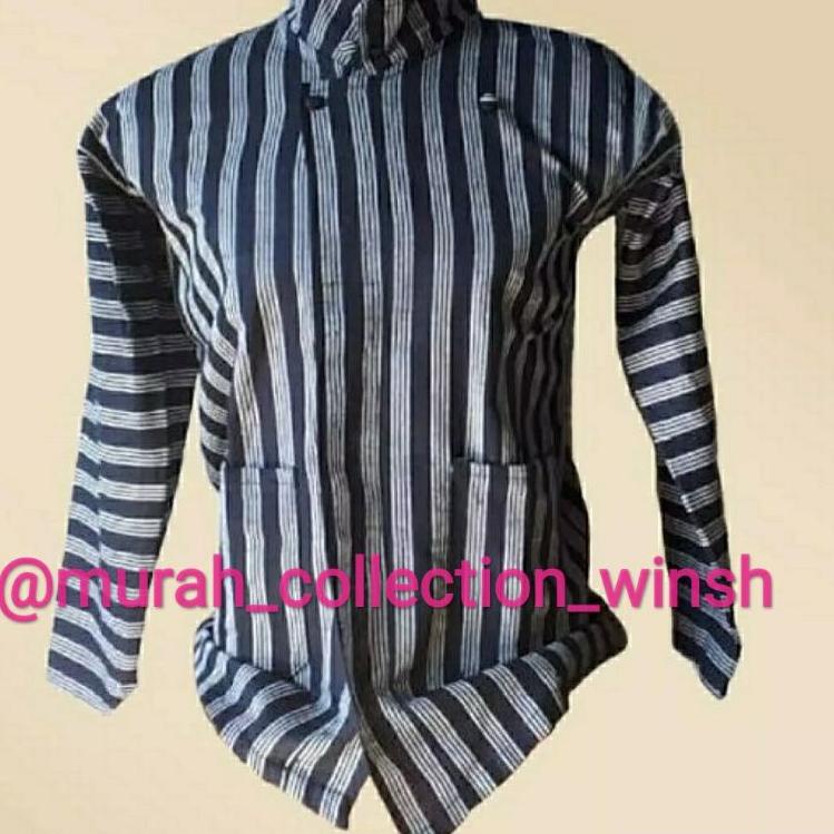 "MTQ.25Au22o" Set Baju lurik pria + blangkon jogja lipat || baju adat jawa || baju jawa || Surjan lu