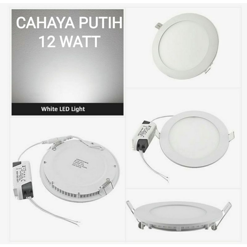 Lampu Led downlight Panel 12 watt