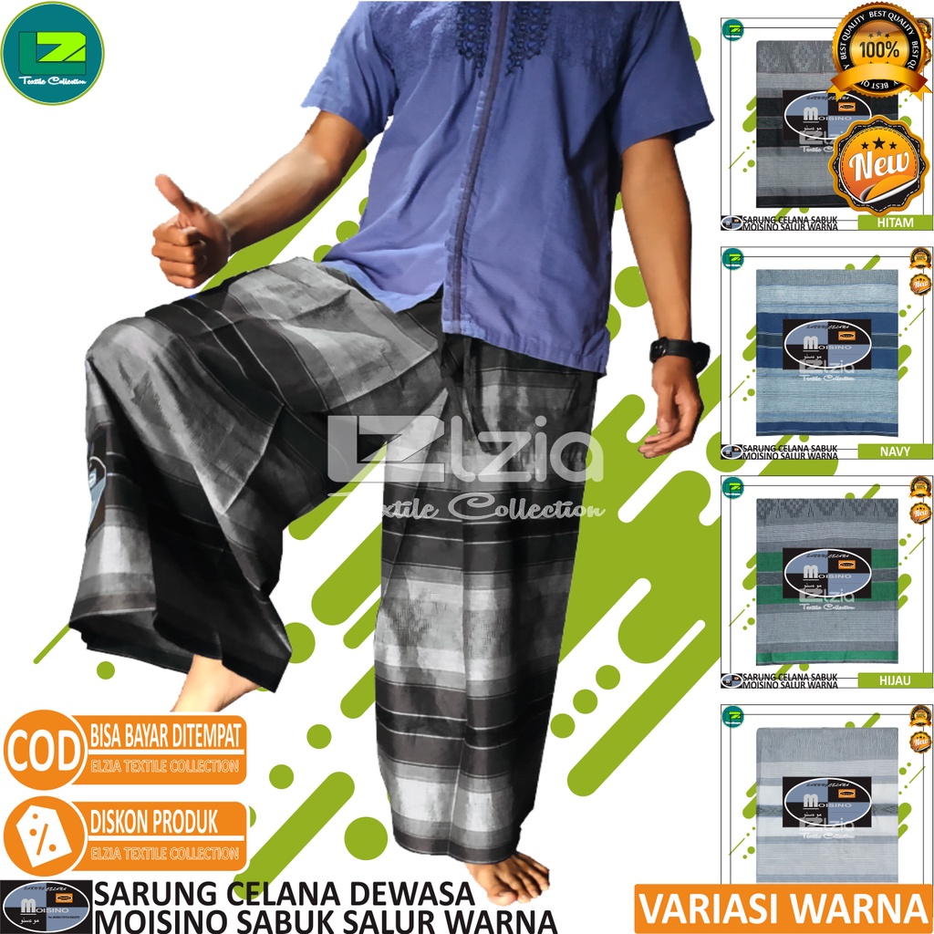 SARUNG CELANA DEWASA MOISINO MOTIF SALUR