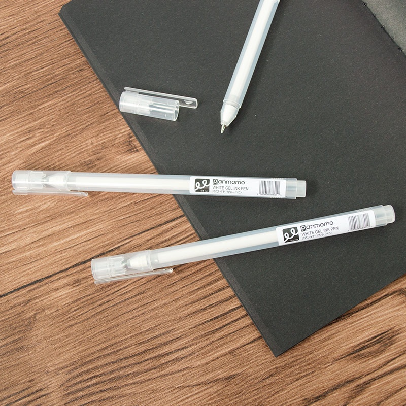 1 Pcs Pulpen Tinta Putih Panmomo - White Gel Ink Pen 0.5mm