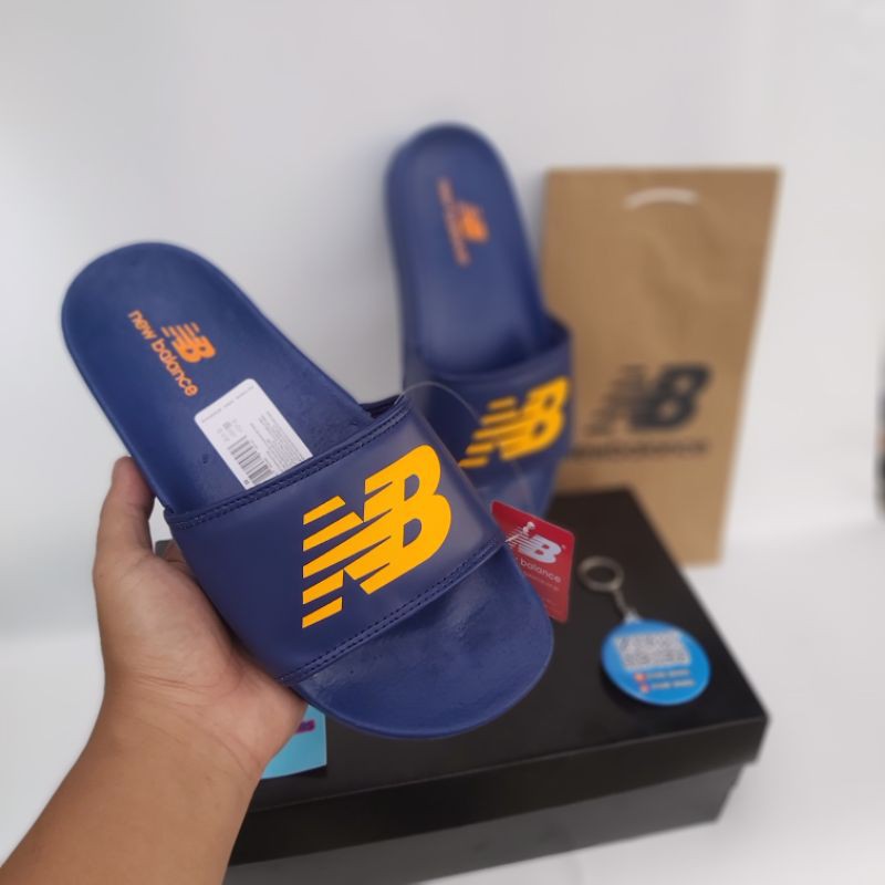 SANDAL SLOP NEW BAL4NCE PREMIUM-NAVY ORANGE