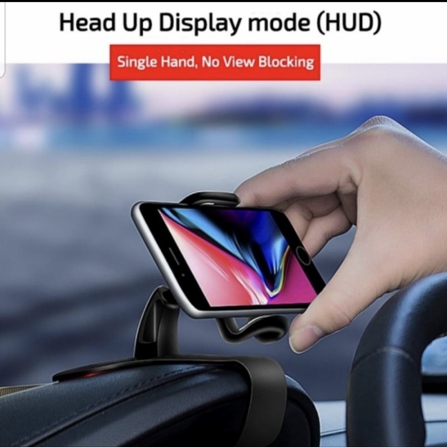 HD-22 Phone Holder Tempat HP Jepit Dashboard Mobil Car Mount  HD22