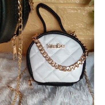 TAS SELEMPANG BULAT WANITA MINI TALI RANTAI