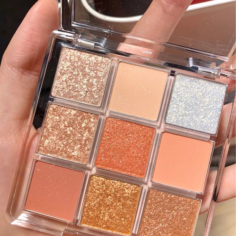 DIKALU COCO VENUS Pigmented Korean Eyeshadow Palette 9 Warna Pigmented Eyeshadow Murah Glitter Eyeshadow Nude