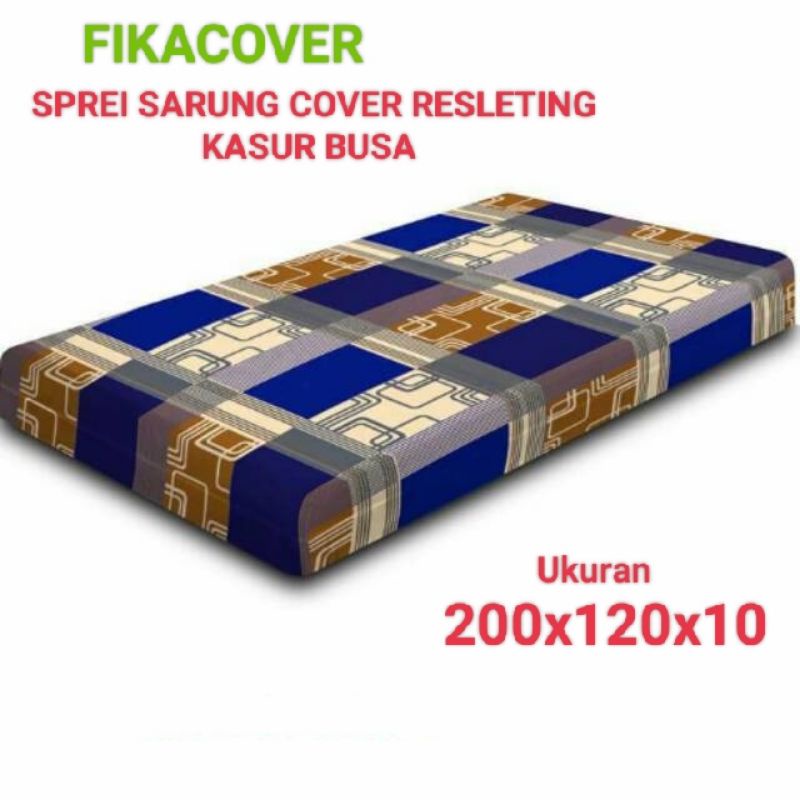 SARUNG COVER SPREI RESLETING KASUR BUSA UKURAN 200X120X10 No 4