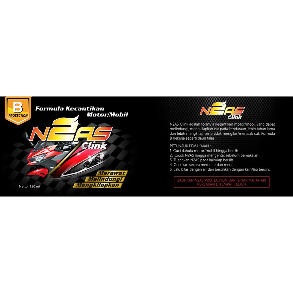 N2AS - Obat Poles Mobil &amp; Motor - Formula B (Finishing)