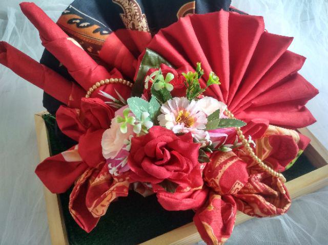 Kotak Hantaran Seserahan Mahar Kayu Rustic 1 Set Isi 4 Natural