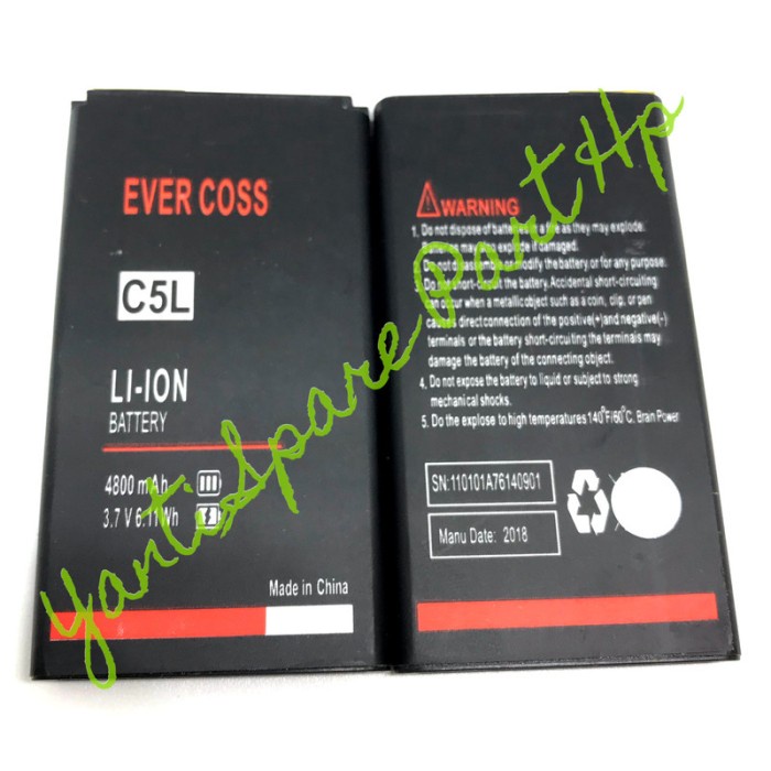 Baterai Evercoss C5L Original New