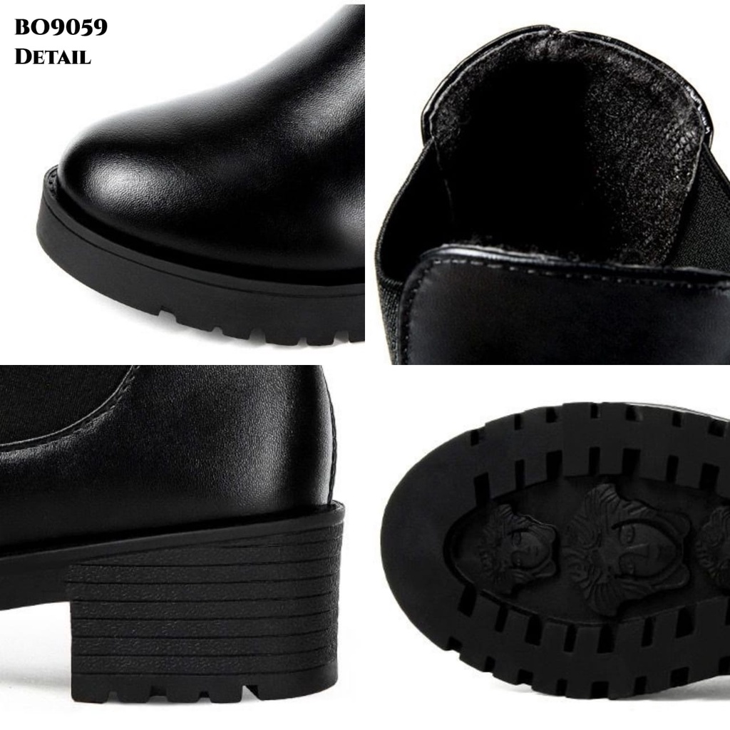 RESTOCK WYN SEPATU BOOTS PLATFORM STYLISH KOREA BO9059