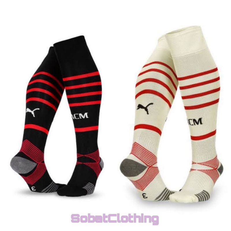 Kaos Kaki AC Milan Home Away 3rd Third 2021 / 2022 Terbaru GO Thailand