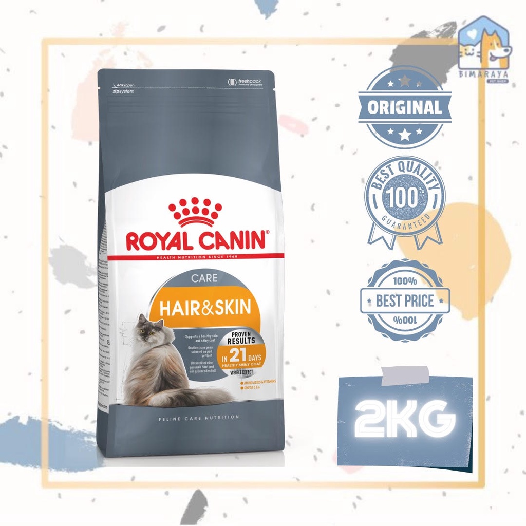 ROYAL CANIN HAIR &amp; SKIN 2KG FRESHPACK