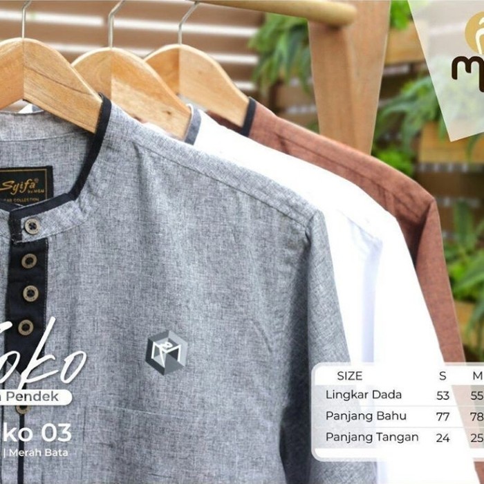 kemeja koko pria by Malik Muslimwear tanah abang