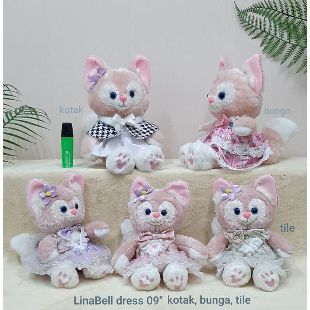 Boneka Linabell Dres Size 9&quot;/31cm/boneka lucu/boneka anak perempuan/Boneka Teman Stella Lou/Boneka Karakter