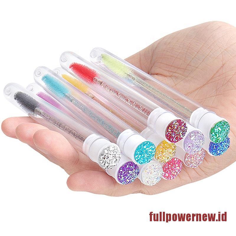 12pcs Brush Maskara / Alis Reusable Sekali Pakai Dengan Aplikator