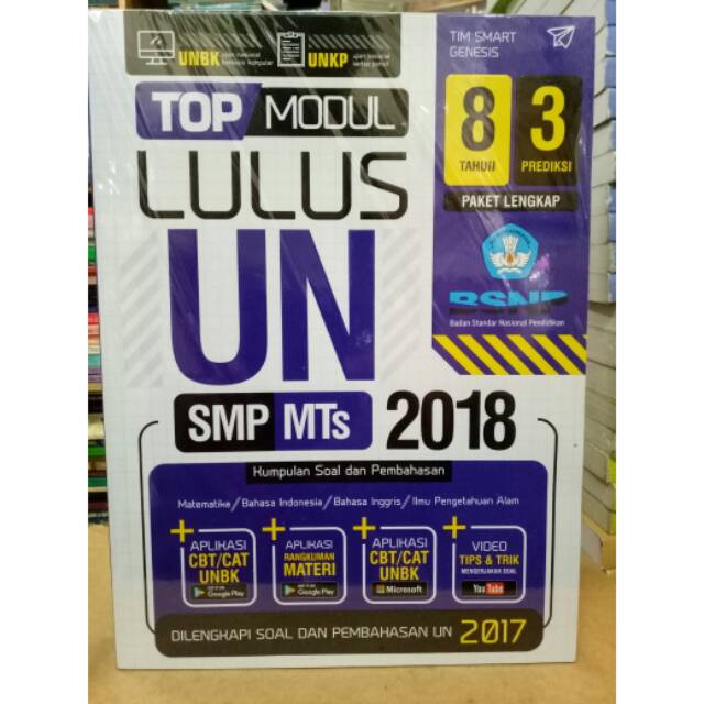Soal Top Modul Lulus UN SMP.MTs 2018-0
