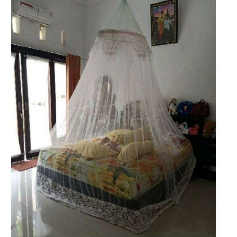 KELAMBU GANTUNG BRUKAT JUMBO JODHA +HULAHOOP TERLARIS