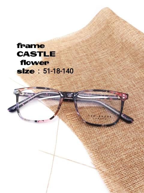 Frame Kacamata Trendy, Kaca mata Terbaru Castle, Kacamata Minus, Kaca mata Anti Radiasi, dan Plus