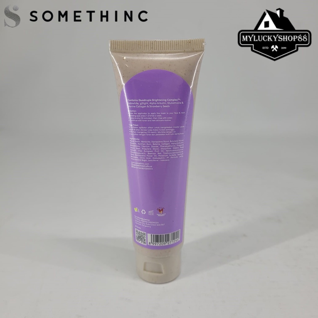 Somethinc Skin Goals Brightening Glow 10 Minutes Wash Off Mask 60gr
