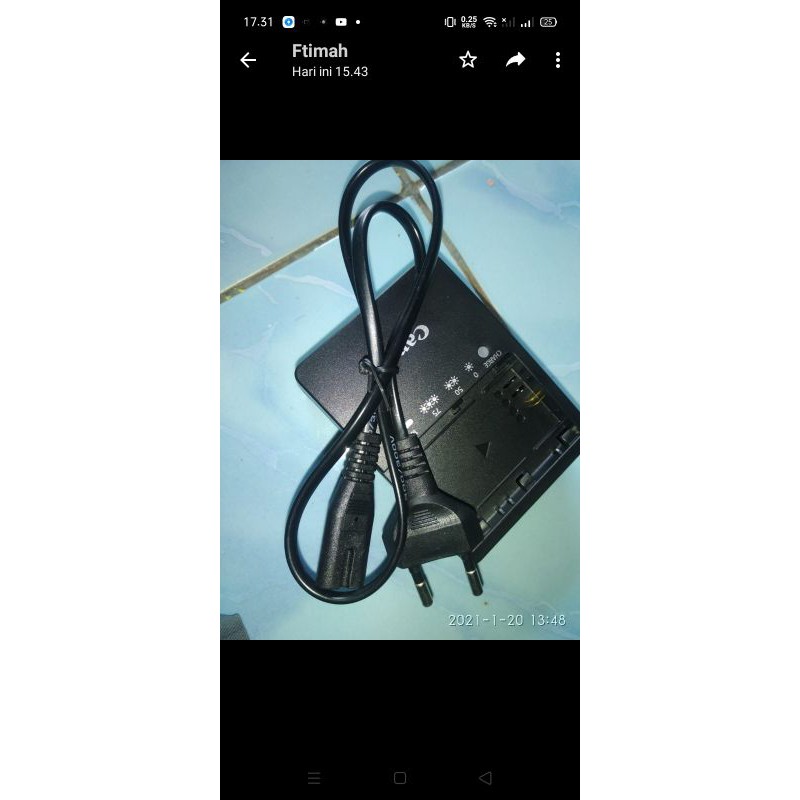 charger kamera Canon 60D