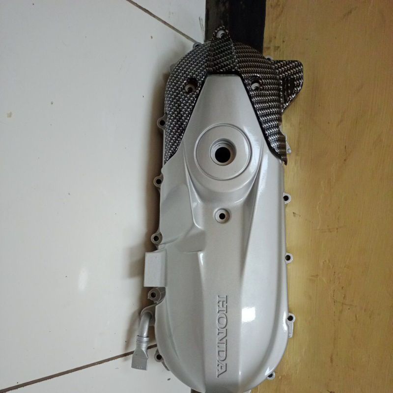 paket blok cvt Honda beat esp beat street Scoopy esp cat silver+keong karbon