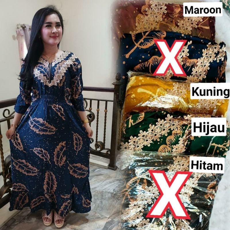 DASTER ARAB RENDA - [COD] - TERBARU - daster busui - daster kekinian - daster panjang - daster serut