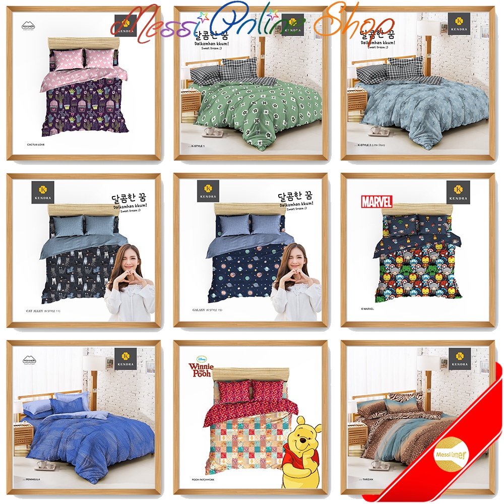Kendra Sprei 180X200 Tinggi 20 Cm Set (Tanpa Bed Cover Atau Selimut) King Bed Size 180X200X20 Seprei