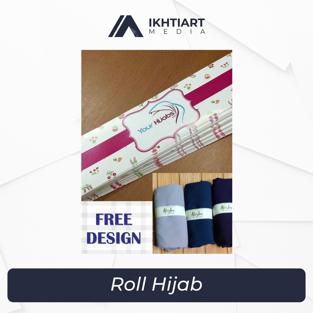 

LABEL ROLLER HIJAB/MAKANAN/BOX - FREE DESIGN