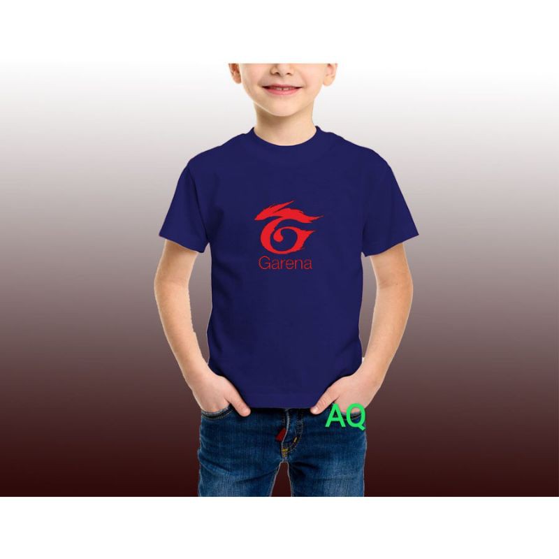 Kaos Anak Logo Garena / Tshirt Anak Gambar Garena