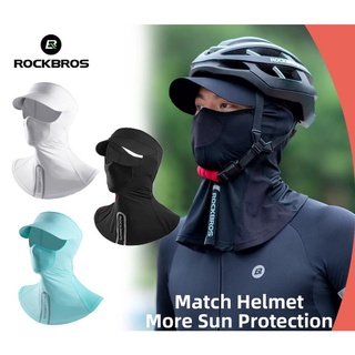 Masker Topi Sepeda Rockbros YPP039 Hitam Mask Sport Head Face Cover Buff Olah Raga Gowes Balaclava Breathable Anti UV Quick Dry