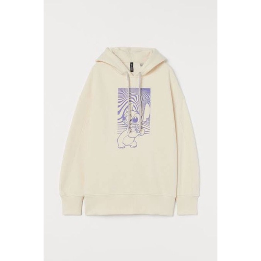 HOODIE H&M STICH CREAM ORIGINAL